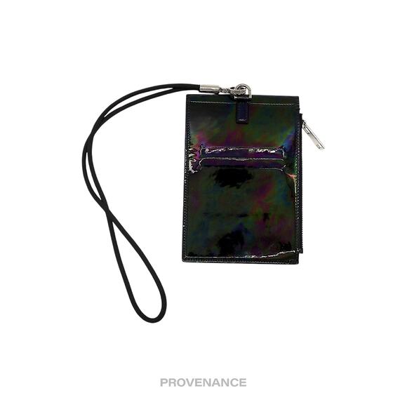 🔴 Givenchy Logo Neck Phone Lanyard Wallet - Iridescent - Picture 2 of 9